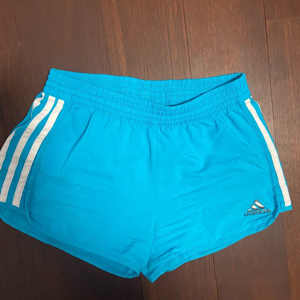 Blue Adidas Shorts for Youth (girls)